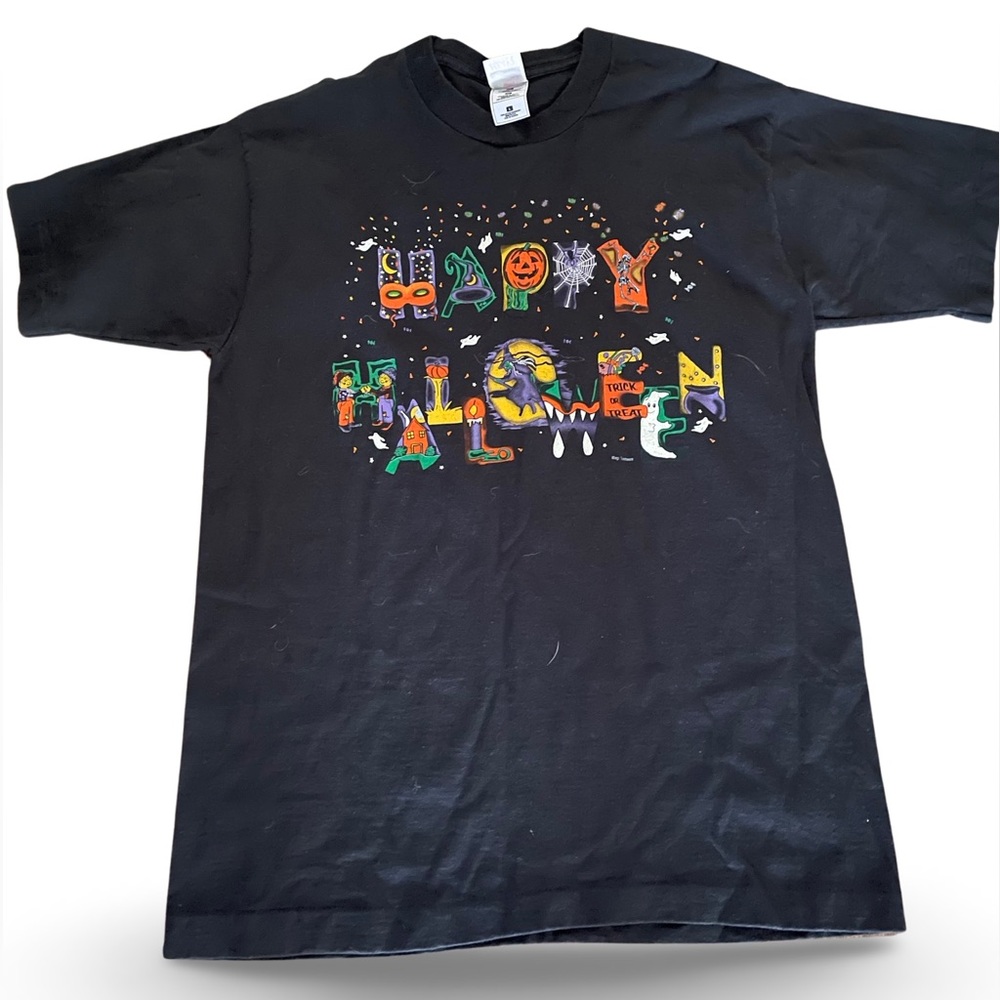Happy Halloween Vintage Single Stitch T-Shirt: Unisex Large: Trick or Treat